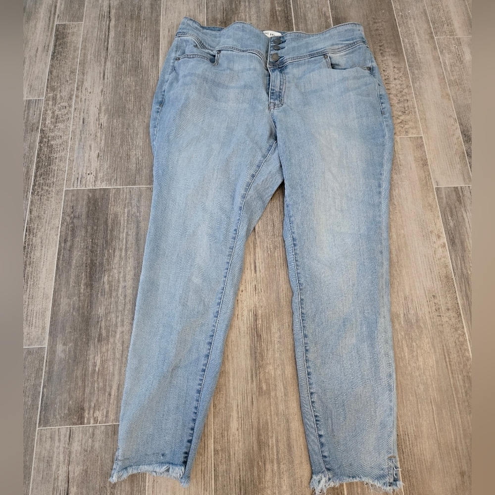 Womens Lane Bryant Flex Magic Wasitband High-Rise Jeggings Size 16